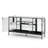59" W Sideboard With Glass Doors