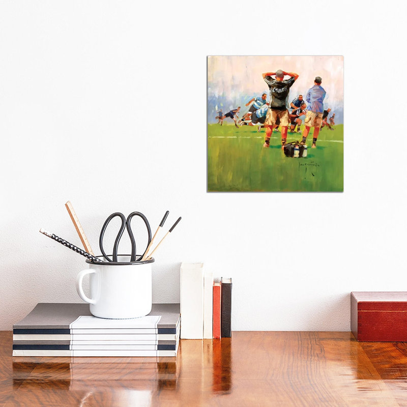 The Coach 1 Piece Wrapped Canvas Painting, 30.48cm H x 30.48cm W x 1.905cm D