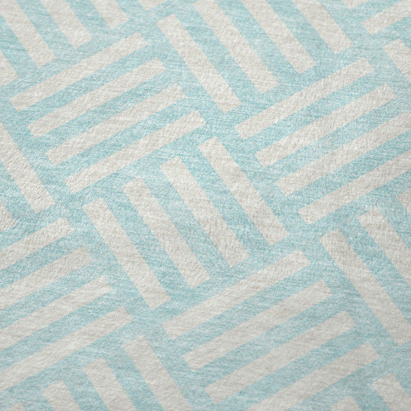 Jeté carré Addison Sherpa ASB620, Turquoise