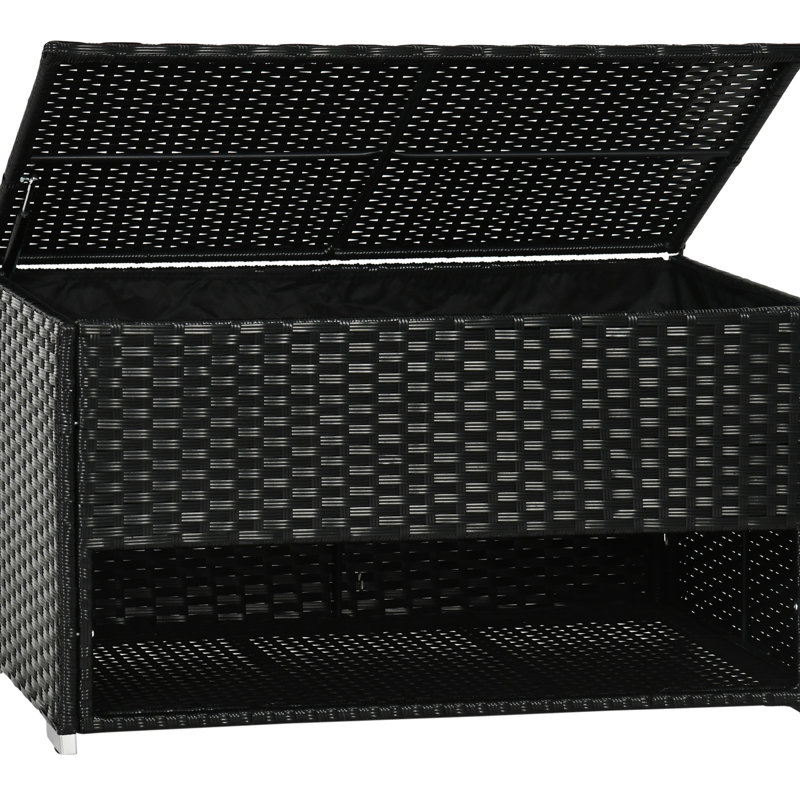 Bac de rangement noir pour outils de jardinage