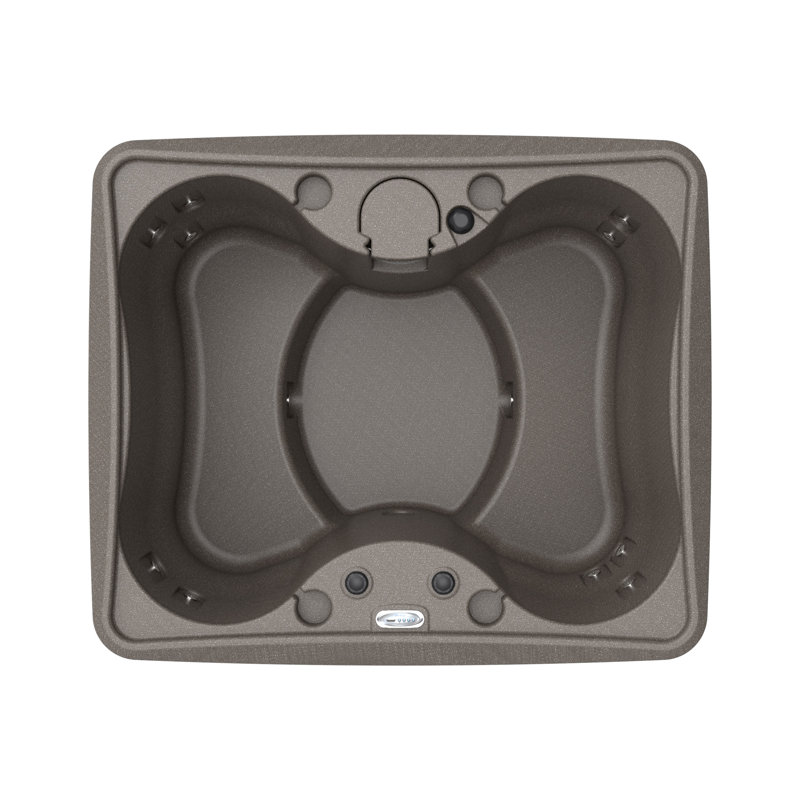 AquaRest Discover AR150 Premium 4-Person 12-Jet Plug & Play Hot Tub with Ozonator, LED Waterfall and Stainless Steel Heater