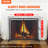 Nadab 1 Panel Iron Fireplace Screen