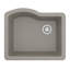 Ensemble d'évier de cuisine à cuve simple encastrable 24 po x 20 3/4 po Karran Quartz-50597867
