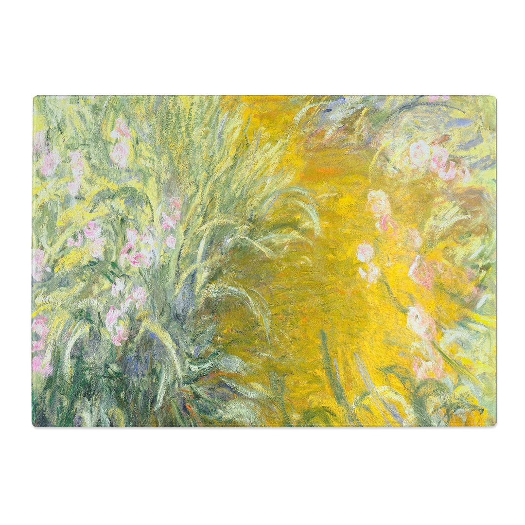 The Path Through the Irises by Claude Monet Chopping Board