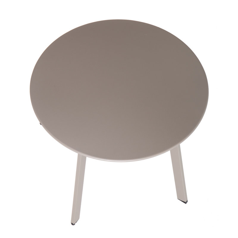 Mccreight Round Metal Outdoor Coffee Table , cm W cm D, Grey, 42cm H x 60cm W x 60cm D