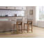 Tabouret de comptoir rembourré Alayha-845734062