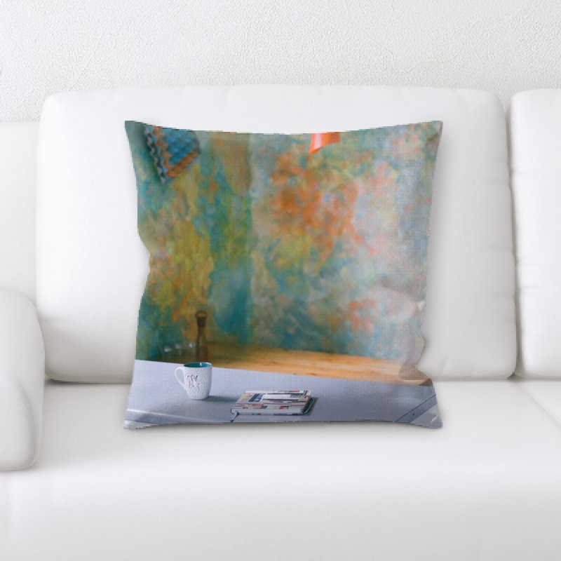 Microsuede Reversible Throw Pillow