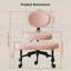 Chaise de bureau de méditation avec support pour le dos-411179799