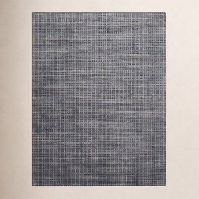 Hannon Gray Hand-Woven Geometric Rug