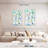 Avery White Orchids On Blue-108502927