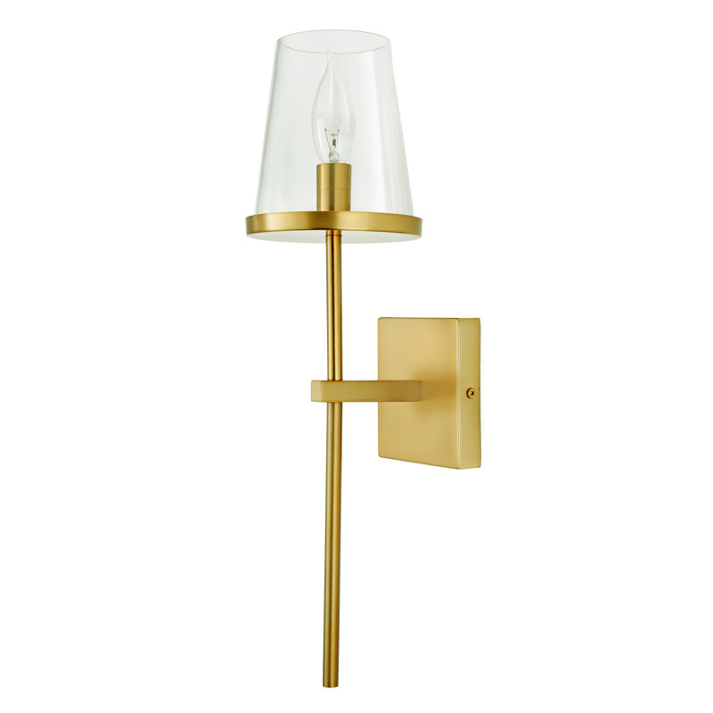 Cartersville Wallchiere, Satin Brass