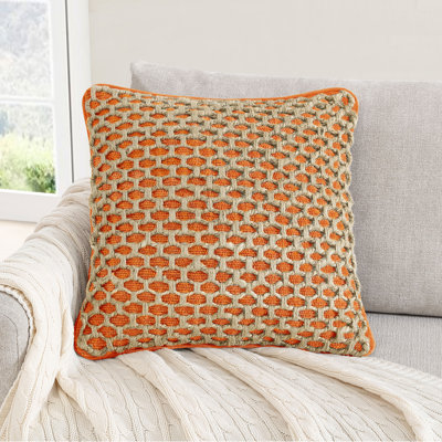 Ablo Textured Cotton Throw Pillow