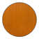 Trinidad Bamboo Slat/Seagrass Area Rug in Vintage Orange/Black