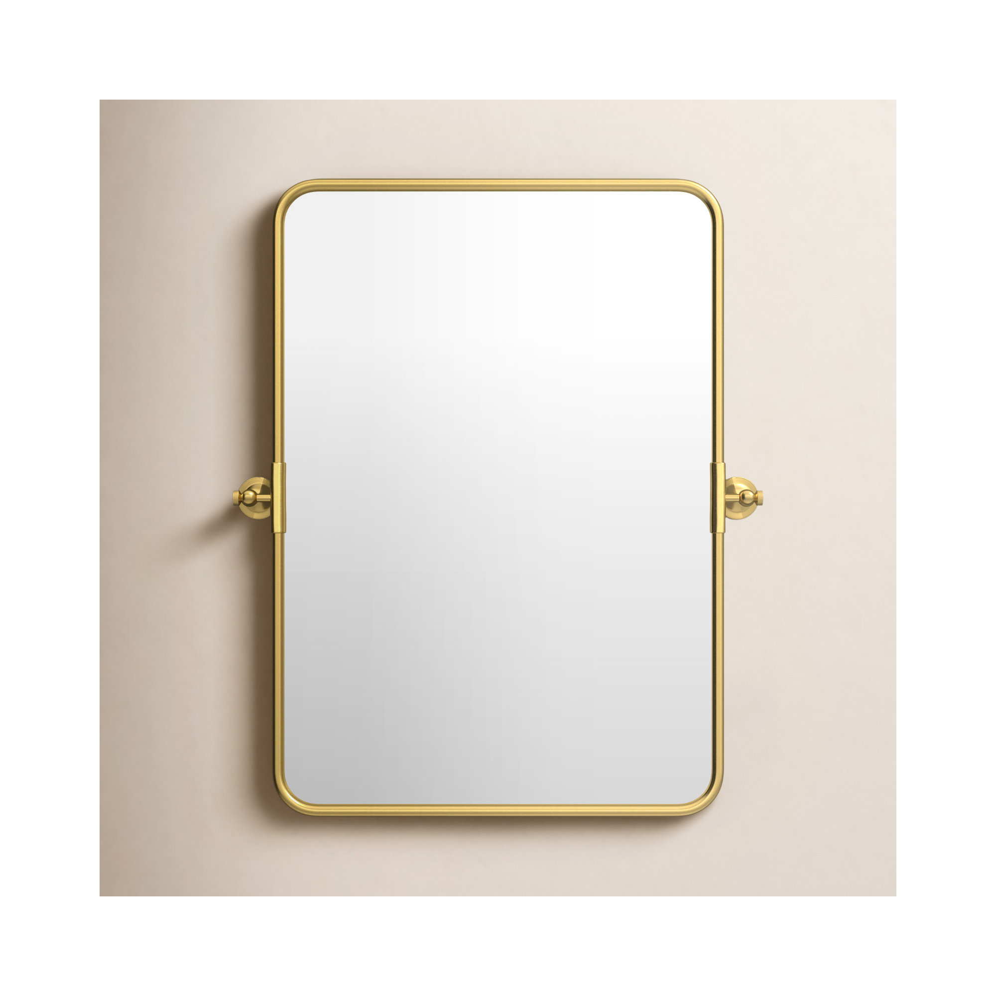 Dara Metal Rectangle Mirror, 30" x 25"