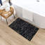 Tapis de bain rayé en polyester lavable en machine-94230205-94230204