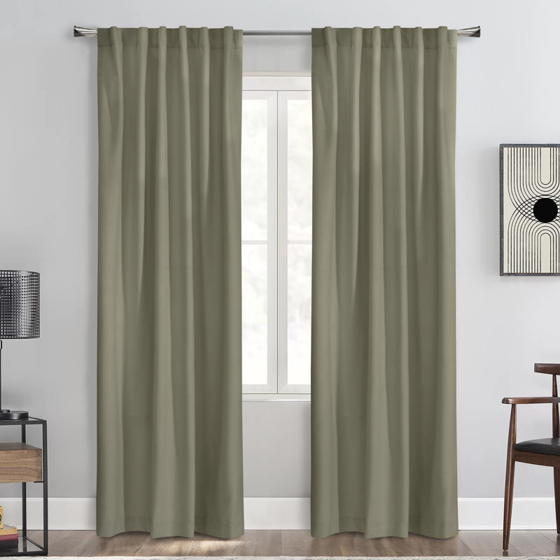 Rideau obscurcissant Gauvin, L 50 po x L 108 po, Taupe