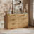 Modern 47'' W 6-Drawer Dresser For Bedroom, Wood Dresser TV Stand  Chest Of Drawers W/ Curved Profile Design, For Living Room, Hallway-361912819
