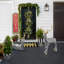 Welcome Awning Stripe Entrance Mat