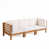 Teak Frame/Beige Cushion selected