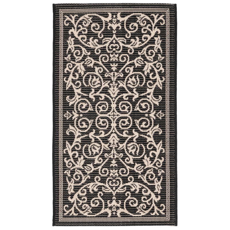Cherene Performance Floral Indoor/Outdoor Area Rug, Rectangle 2'3" x 5'