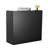 Reception Desk Rectangular Front Counter Table 47.24 in Black Office Table