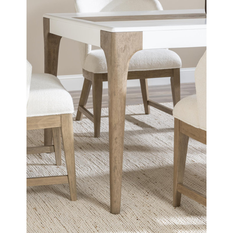 Rectangular Dining Table (Top Inlay With Desert Oak Panel)