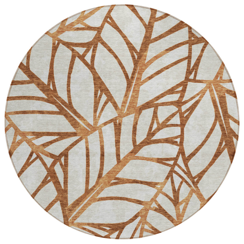 Tapis rond 8 po