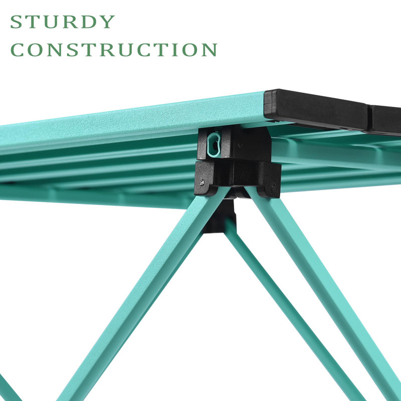 Small Lightweight Aluminum Folding Camping Table with Carrying Bag
