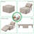 Bocanegra 73'' Length  4-in-1 Multi-function Convertible Folding Sofa Bed Ottoman-1145184032