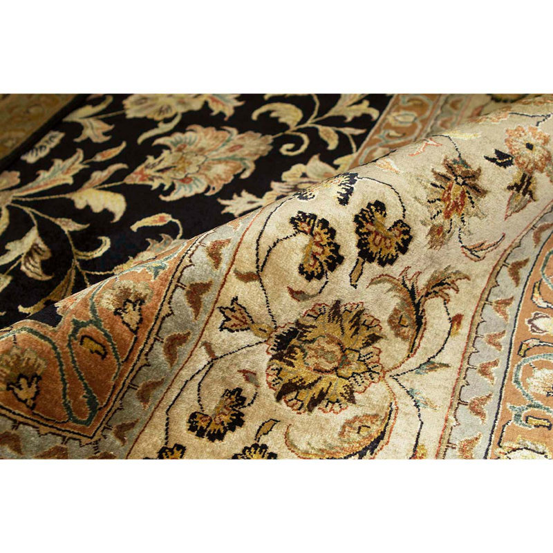 Oriental Area Rug in Gold
