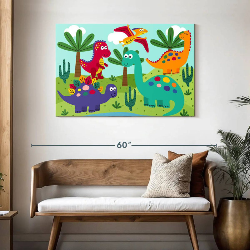 Dinosaures amis Ashelle, H 30 po x l 45 po