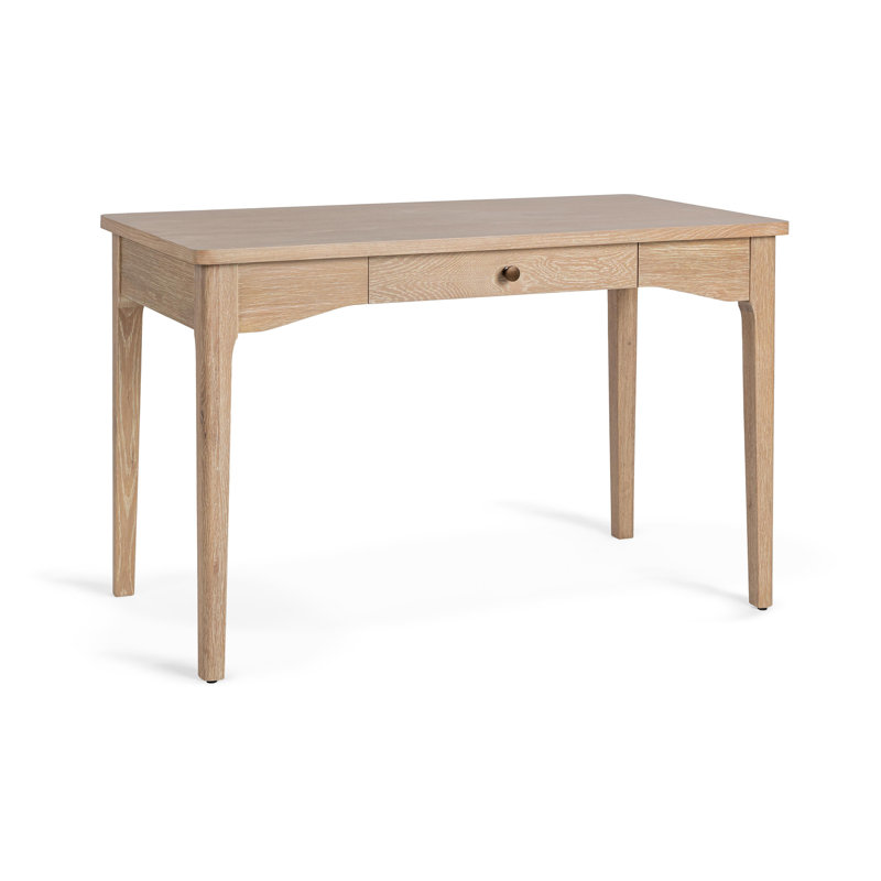 Allysyn Oak Wood Writing Desk