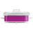 MegaChef 3.5 Quart Casserole Slow Cooker with 3 Temperature Settings in Purple