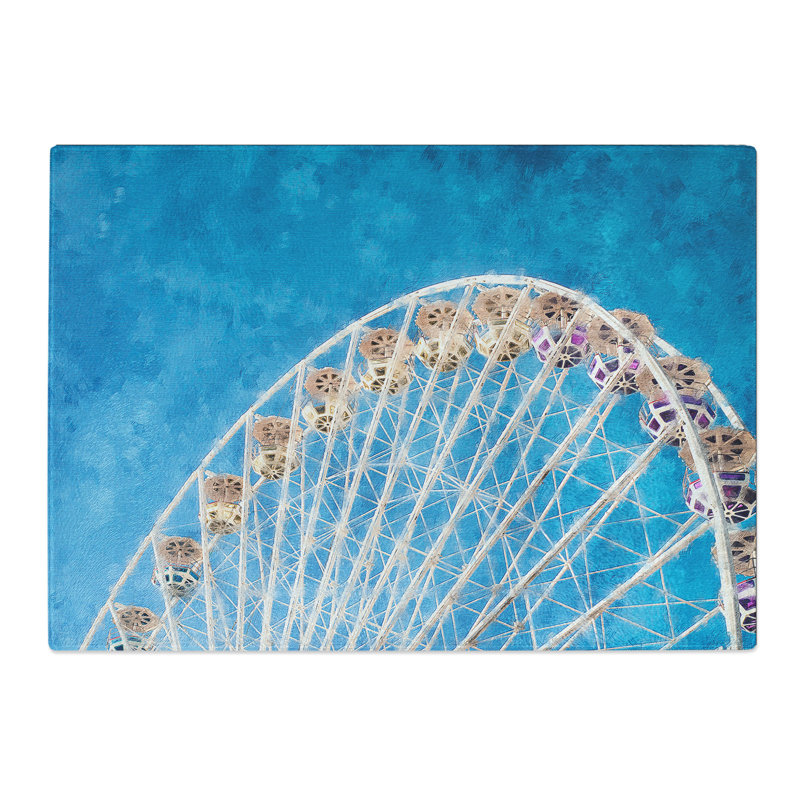 Ferris Wheel Vol.4 Painting Chopping Board, 20cm W x 28.5cm L