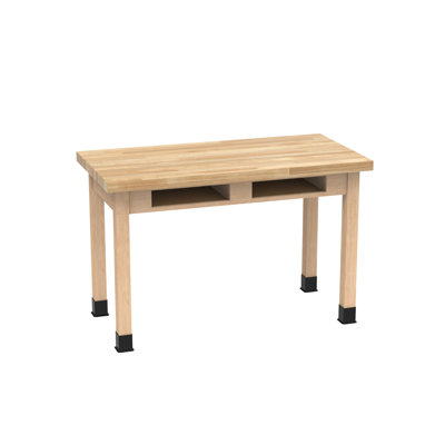 Série de tables à tablier à compartiments PerpetuLab avec différentes options de plateau et de taille