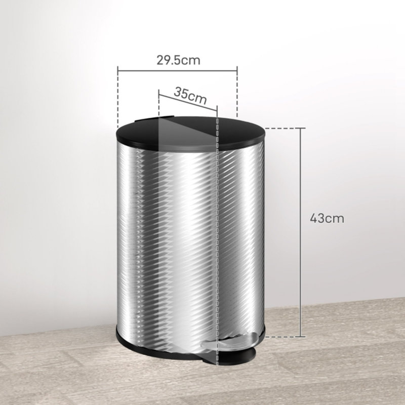 Stainless Steel Kitchen Trash Can