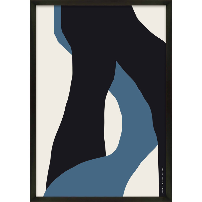 «Crossings 1» par Romina Gadler, reproduction, Papier avec cadre noir, H 20 po x l 14 po x P 1,25 po
