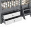 Structure de lit simple en bois-444843358