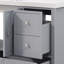 Meuble-lavabo 60 po avec lavabo séparé, grand meuble-lavabo moderne avec portes à fermeture douce et 4 tiroirs-126232944
