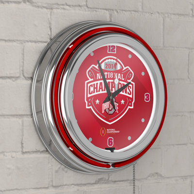 Horloge murale en métal