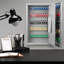 Grey 150 Adjustable Key Cabinet With Lock, Steel Construction, Wall Mount Option In Steel, Construction And Mountable