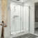 60" W x 30" D x 78" H Semi-Frameless Rectangle Shower kit with Base Included