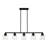 Ashanni 5 - Light Steel Dimmable Kitchen Island Square / Rectangle Chandelier-1843762625