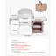 Support de rangement de cuisine pliable pour camping