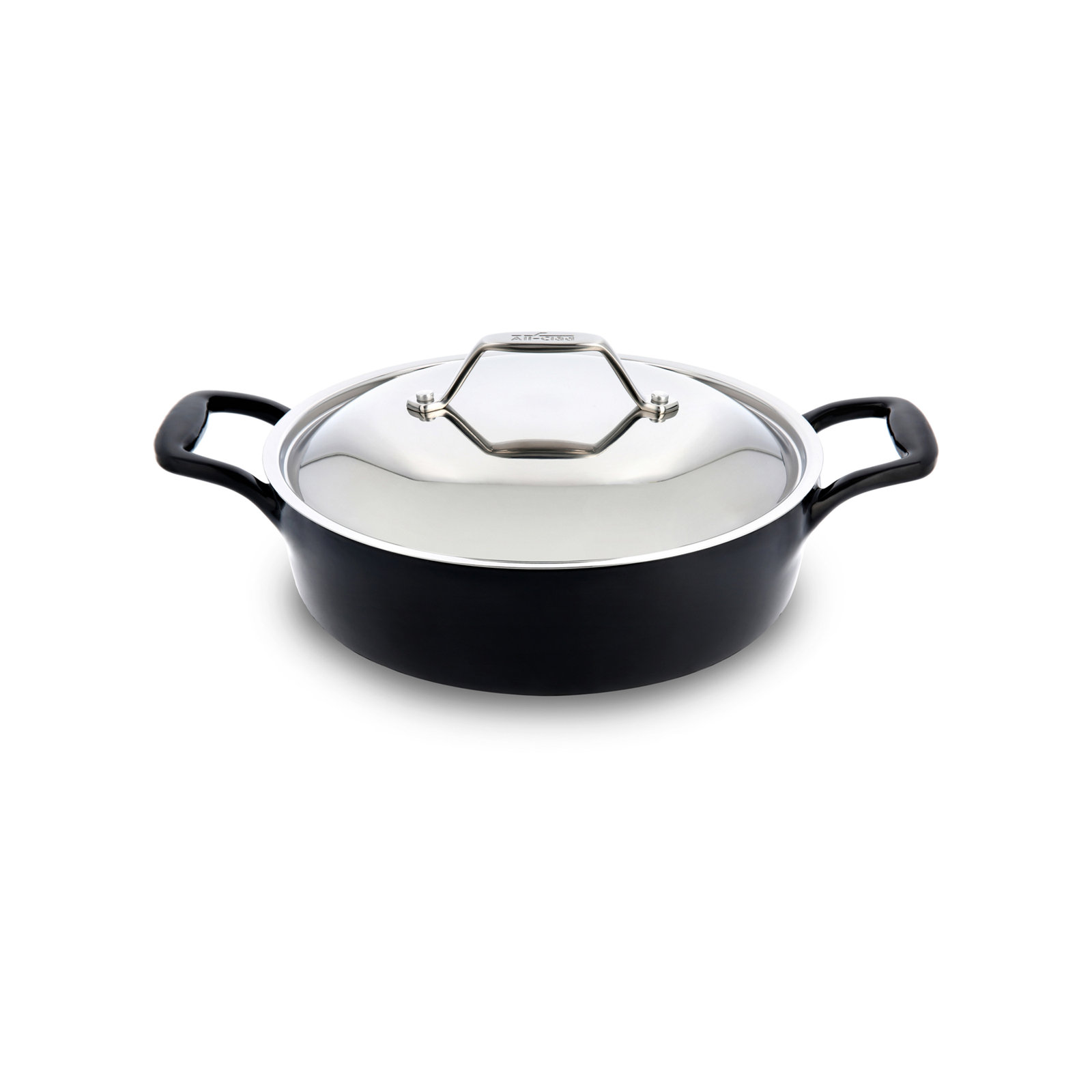 Enameled Cast Iron, Braiser with Lid, 4 quart