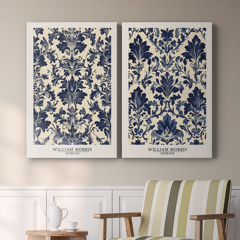 Toile tendue avec châssis de qualité supérieure - Prêt à accrocher, H 48 po x l 64 po