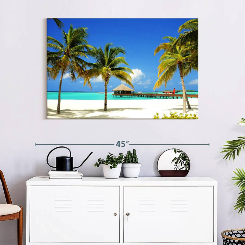 Gillard Sunny Maldives, 34" H x 51" W