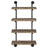 Olivia 4-Shelve Industrial Pipe Wall Shelf -539542440-606920410