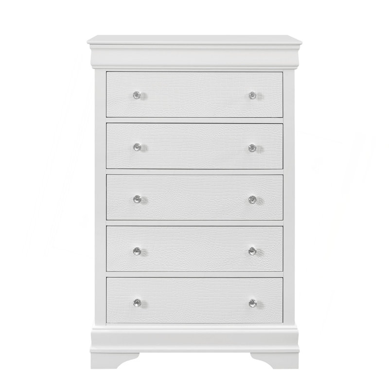 Commode en métal, Blanc