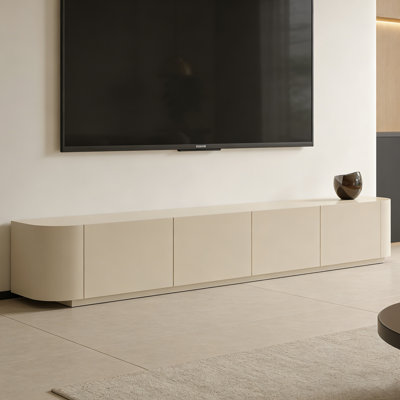 Meuble télé simple en bois avec 4 tiroirs
